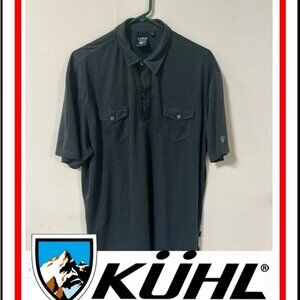 KUHL- Men's Dark Blue Polo Shirt